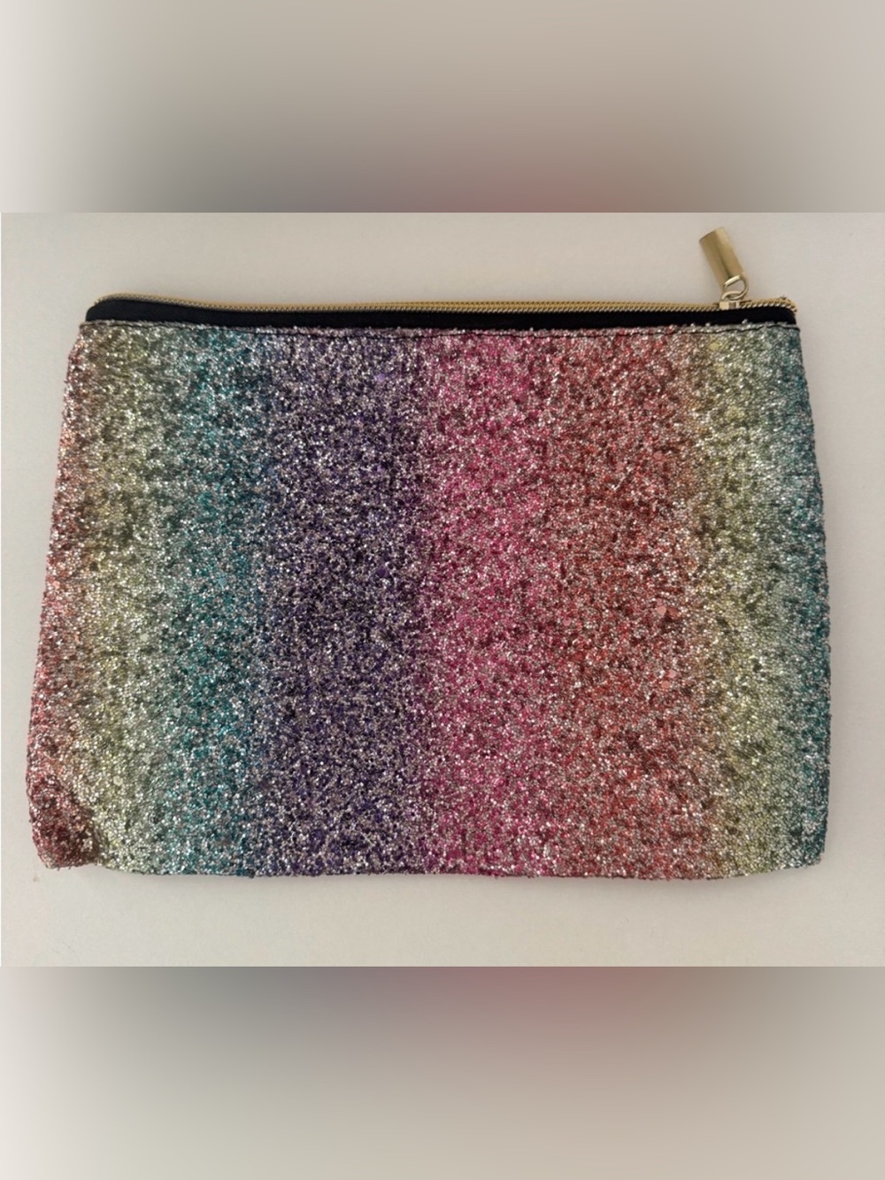 Rainbow Sparkle Cosmetics Bag